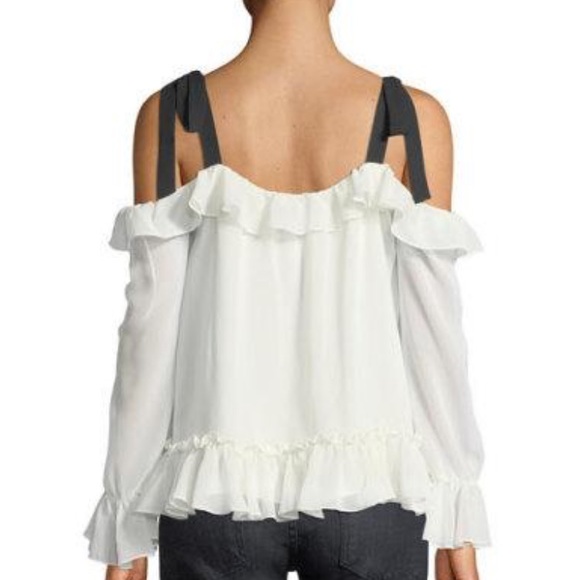 Cold Shoulder Blouse - Picture 2 of 5